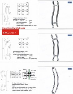 Glass Door Handle Knobs 8